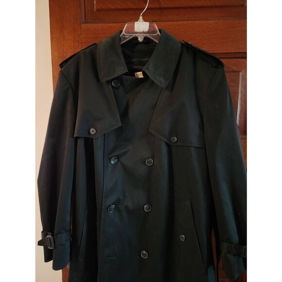 Towne by London Fog Trench Coat Men’s 44 Regular with Removable Liner Made In Th - Picture 3 of 8